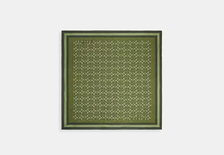 Horse And Carriage Bag Strap Print Silk Square Scarf