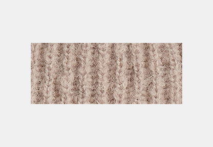 Colorblock Beanie With Rubber Patch