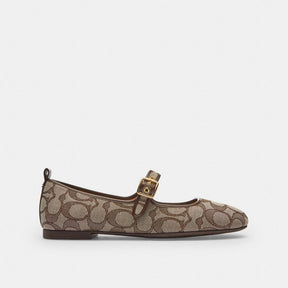 C Rivet Mary Jane In Signature Jacquard