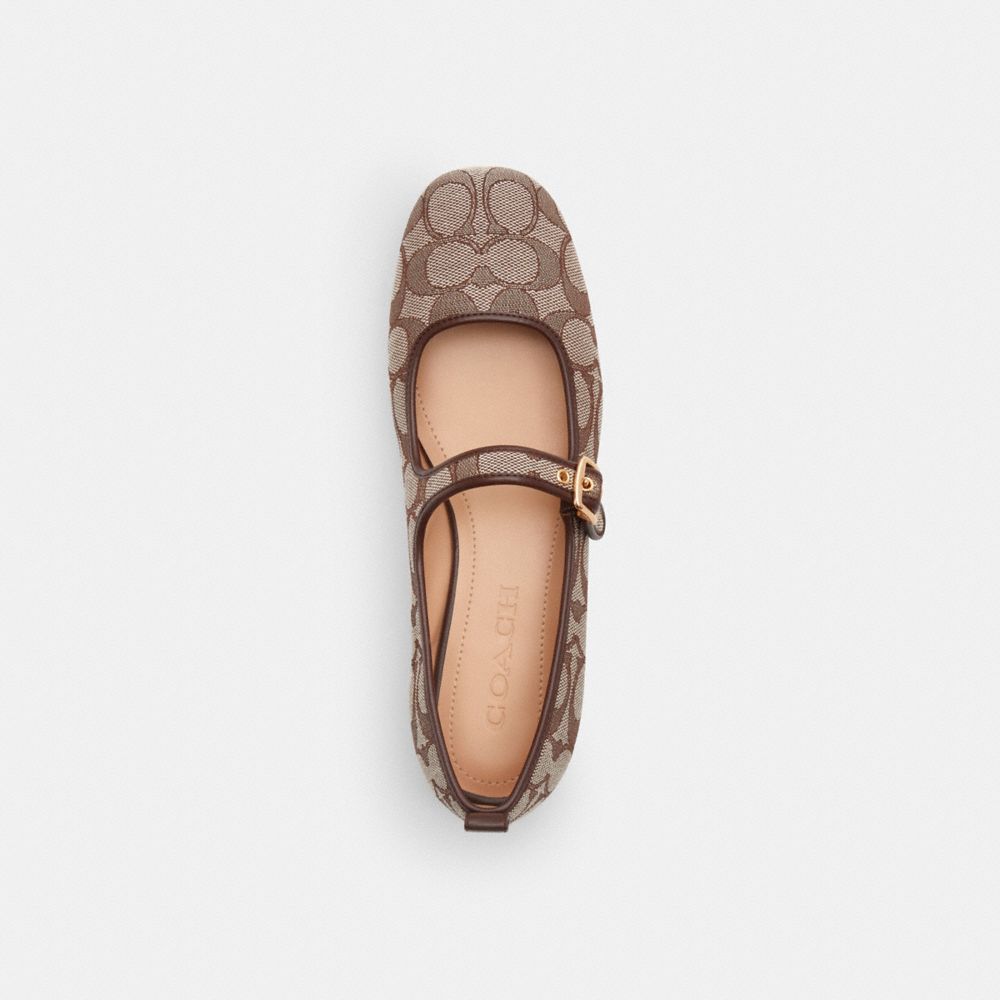 C Rivet Mary Jane In Signature Jacquard