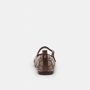 C Rivet Mary Jane In Signature Jacquard