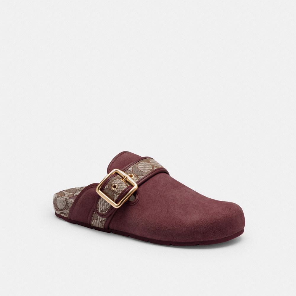 Archival Buckle Clog In Signature Jacquard