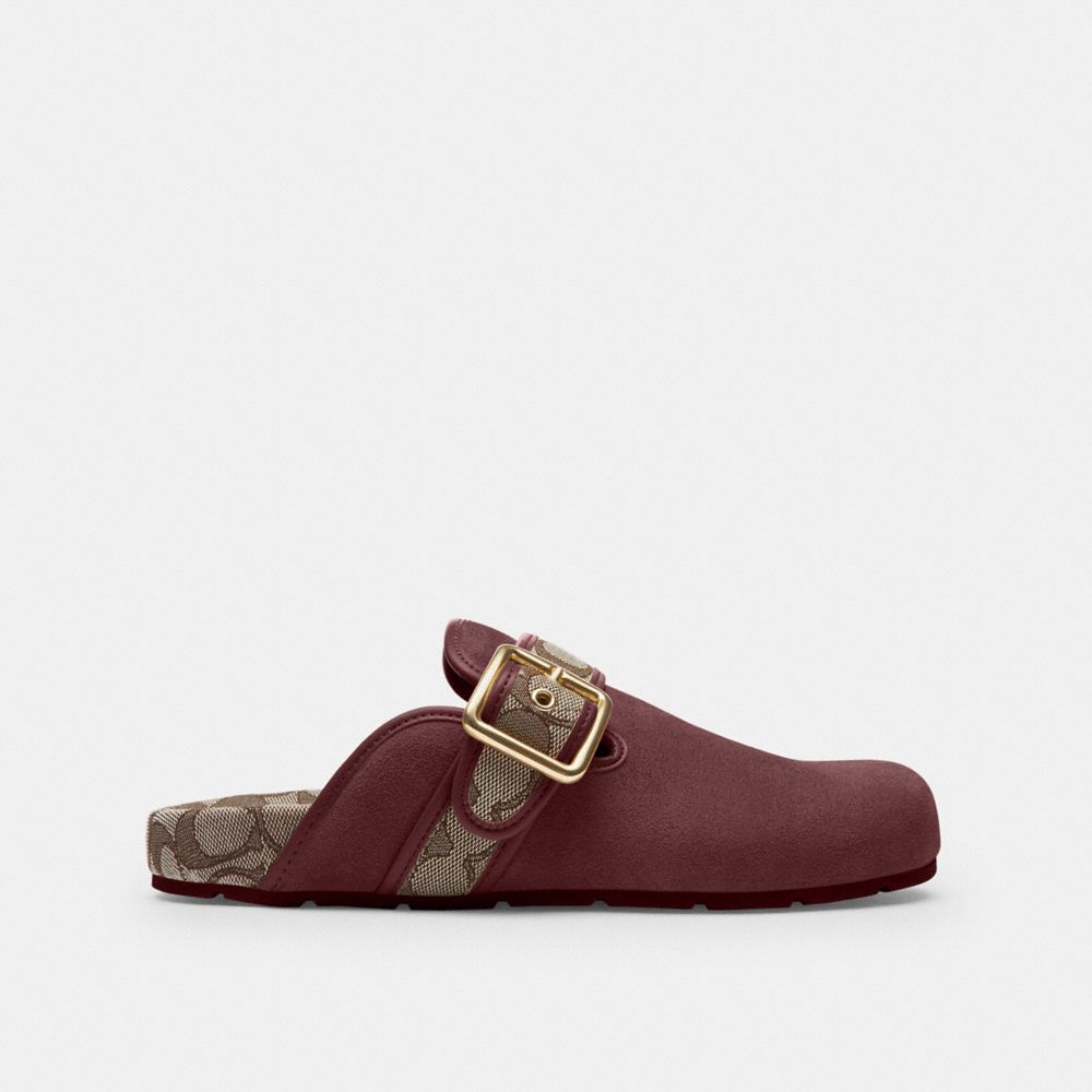 Archival Buckle Clog In Signature Jacquard