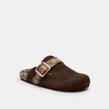 Archival Buckle Clog In Signature Jacquard