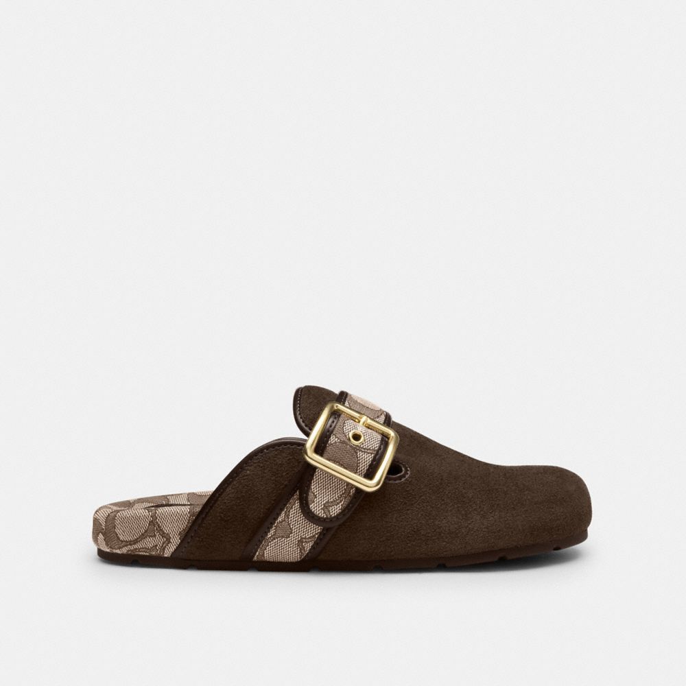 Archival Buckle Clog In Signature Jacquard