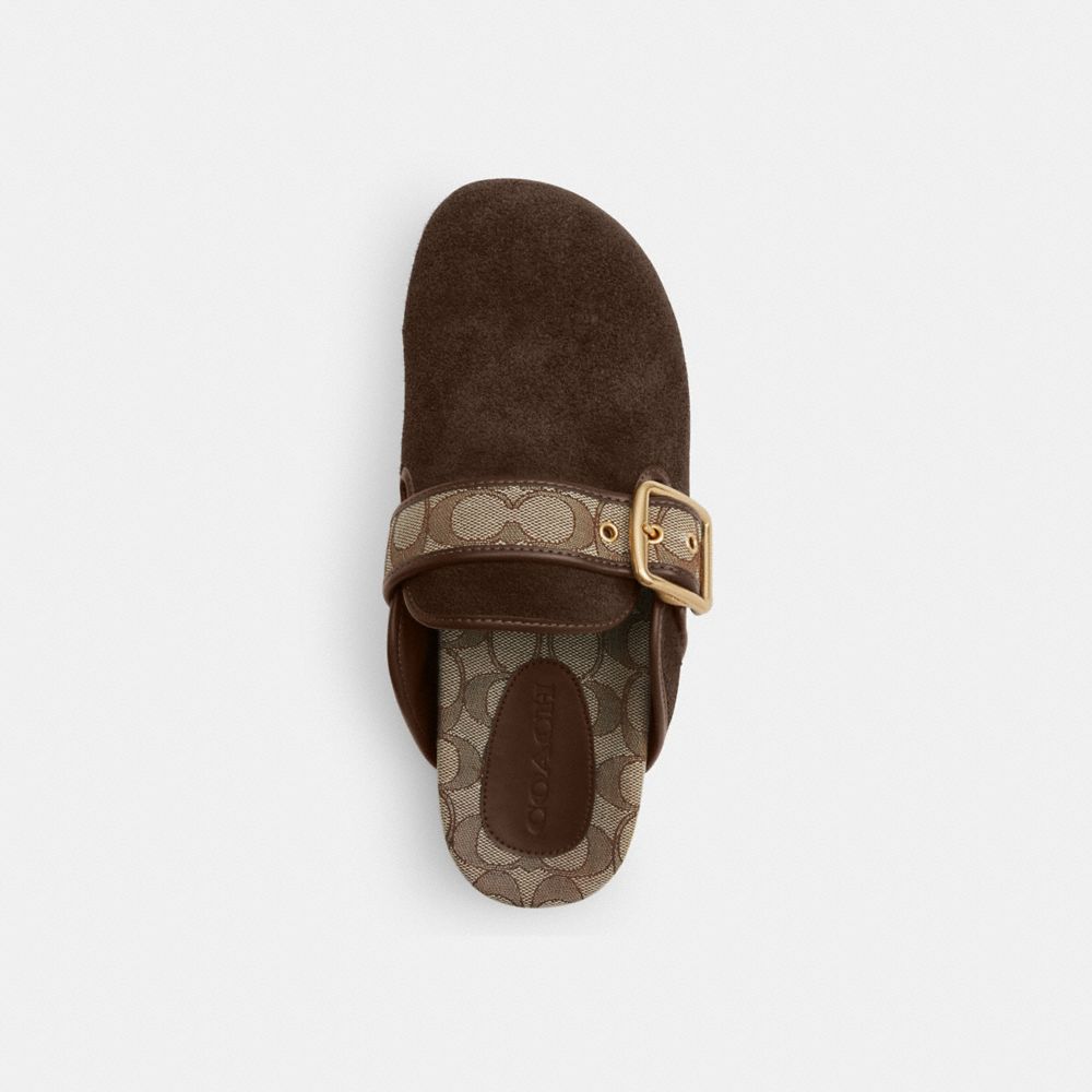 Archival Buckle Clog In Signature Jacquard