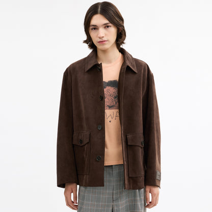 Suede Shirt Jacket