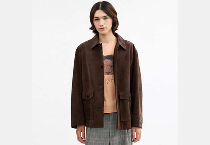 Suede Shirt Jacket