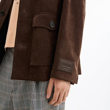 Suede Shirt Jacket