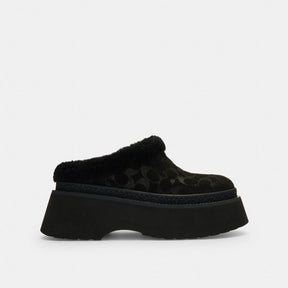 Cecelia Clog In Signature Suede