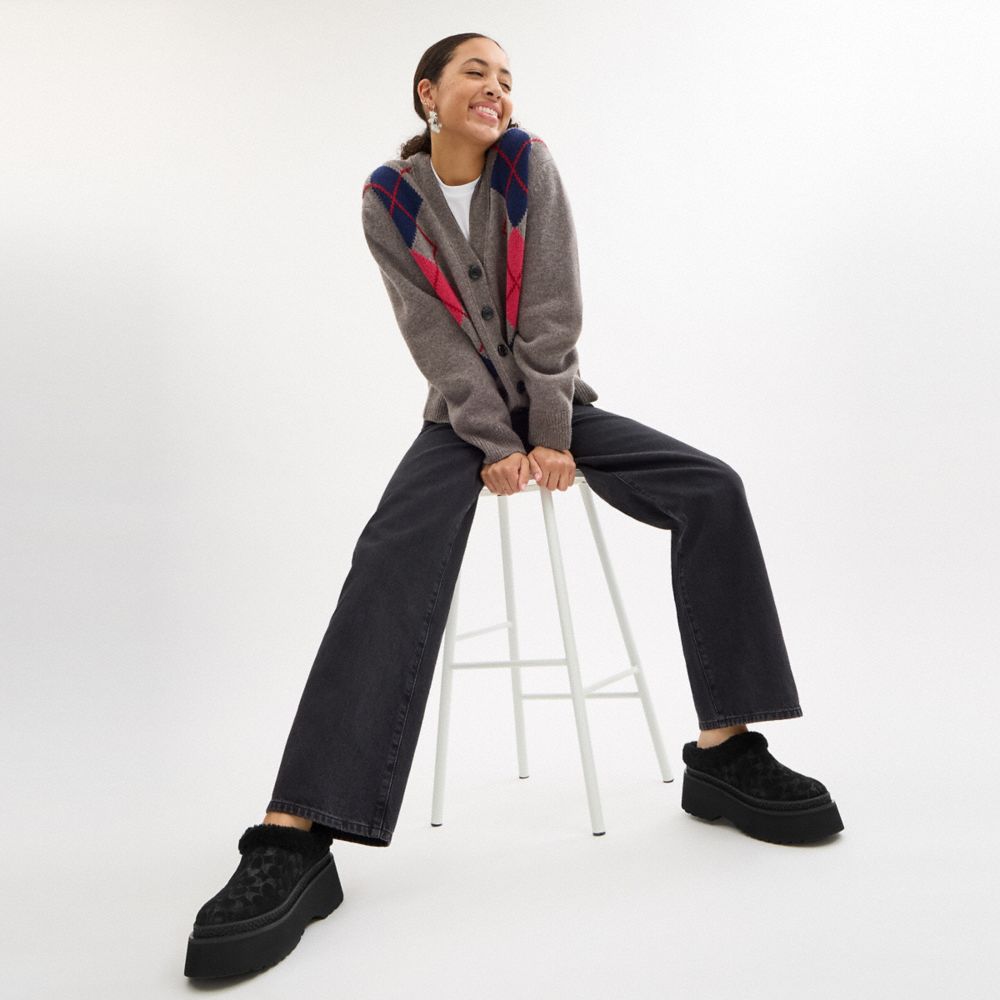 Cecelia Clog In Signature Suede