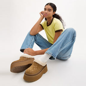 Cecelia Clog In Signature Suede