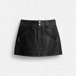 Moto Mini Skirt