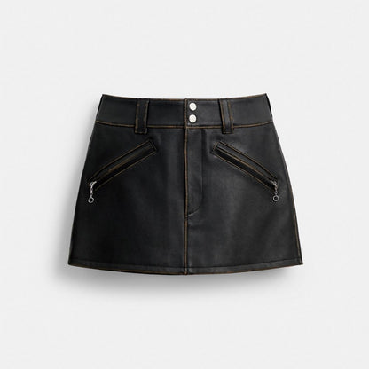 Moto Mini Skirt