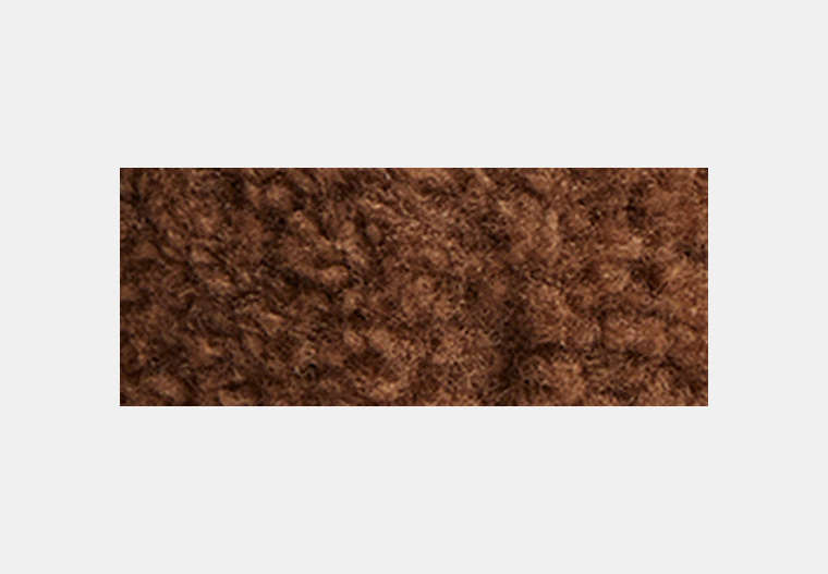 Teddy Bear Bag Charm In Shearling