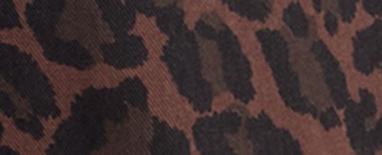 Leopard Print Barrel Jeans In Organic Cotton