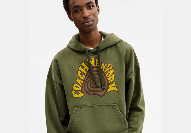 Garment Dyed Spiral Hoodie
