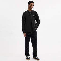Horse And Carriage Long Sleeve Polo