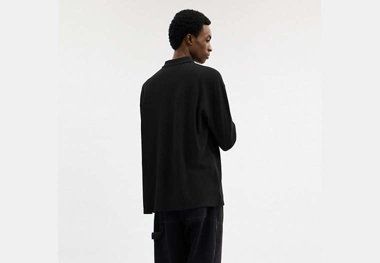 Horse And Carriage Long Sleeve Polo