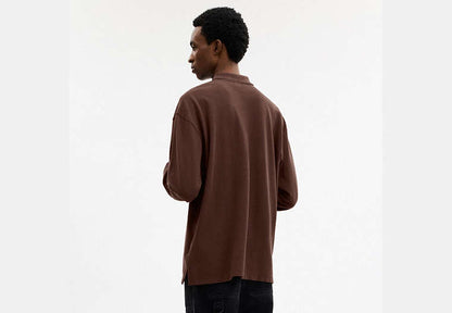 Horse And Carriage Long Sleeve Polo