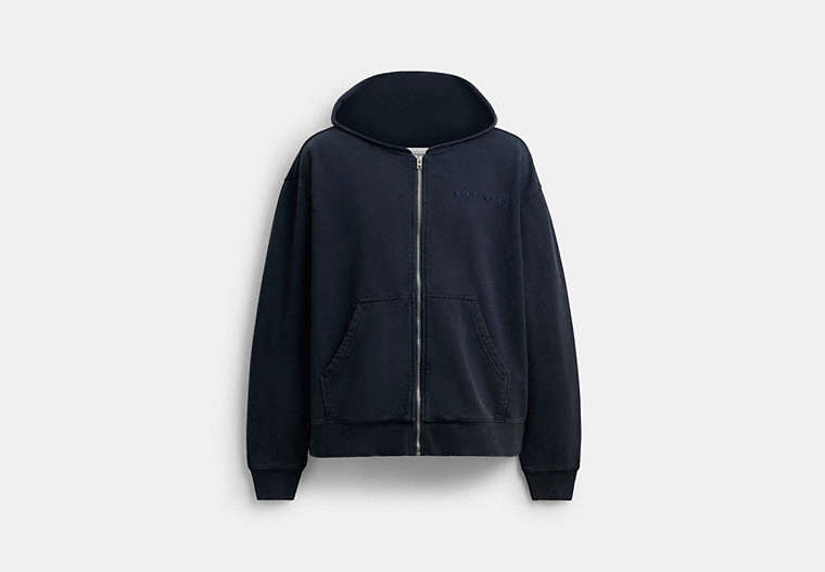 Garment Dyed Zip Hoodie