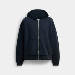 Garment Dyed Zip Hoodie