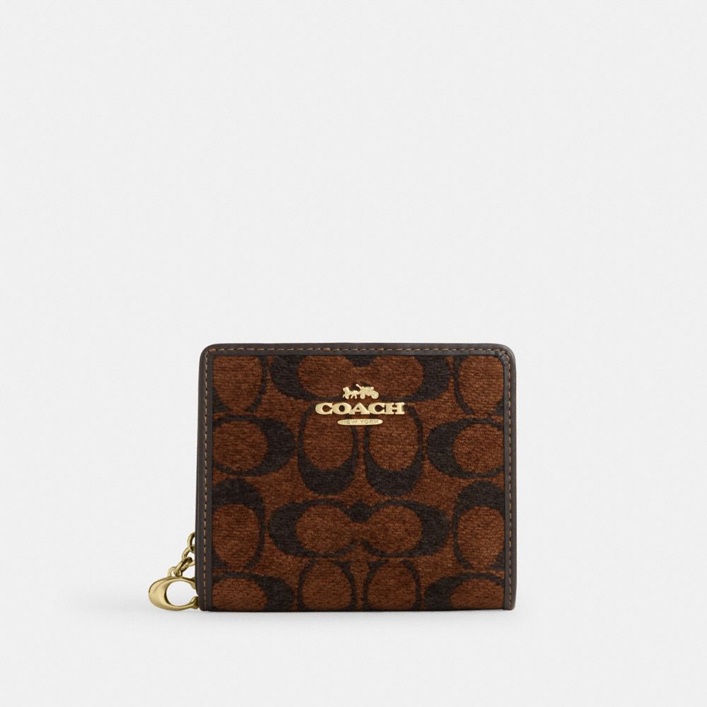 Snap Wallet In Signature Chenille
