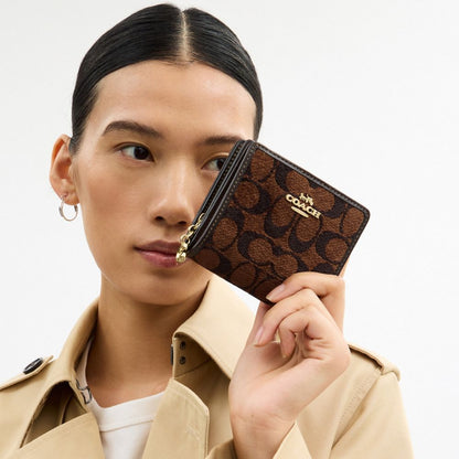 Snap Wallet With Cherry Print