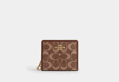 Snap Wallet In Signature Chenille