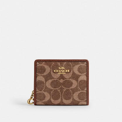Snap Wallet With Cherry Print