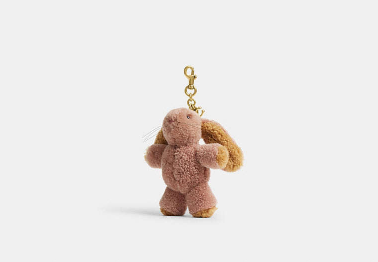 Floppy Bag Charm In Shearling