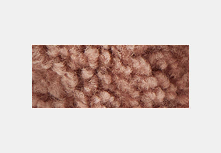Floppy Bag Charm In Shearling