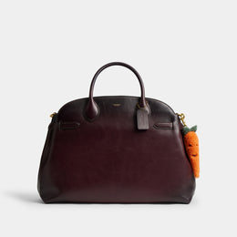 Carroty Bag Charm In Shearling