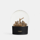 Snow Globe With Rexy And Snowman