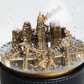 Snow Globe With Rexy And Snowman