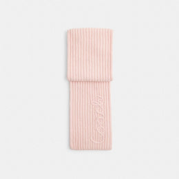 Coach Script Knit Muffler