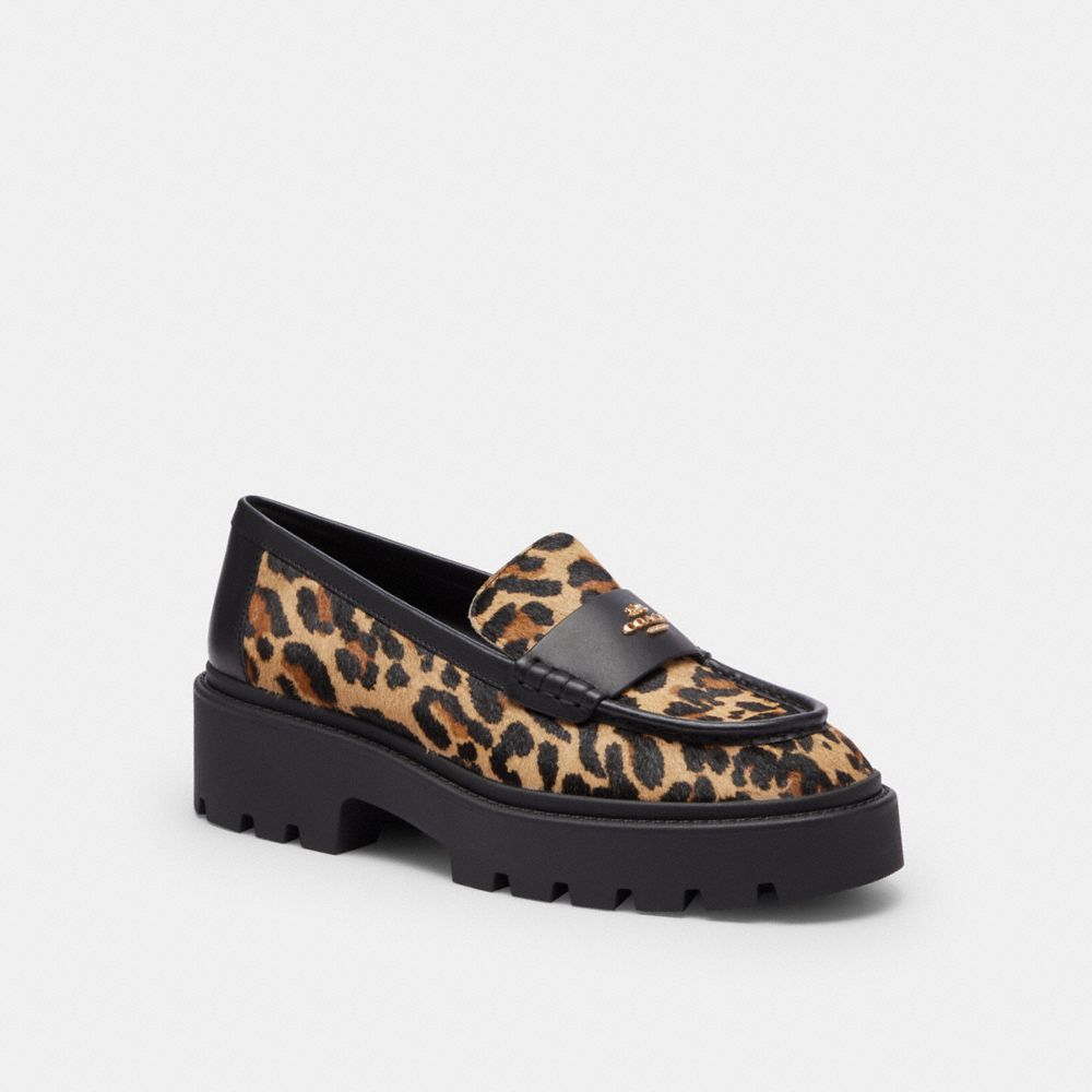 Lucy Loafer With Leopard Print