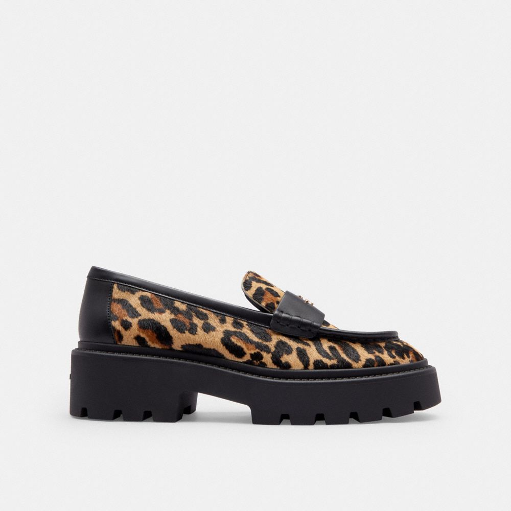 Lucy Loafer With Leopard Print