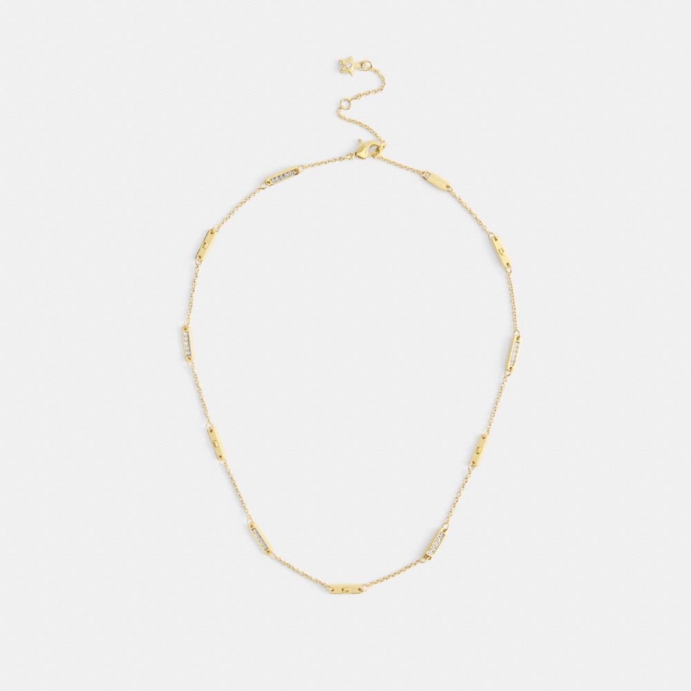 Signature Bar Chain Necklace