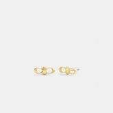 Signature Link Stud Earrings