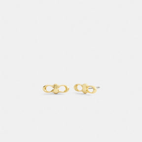 Signature Link Stud Earrings