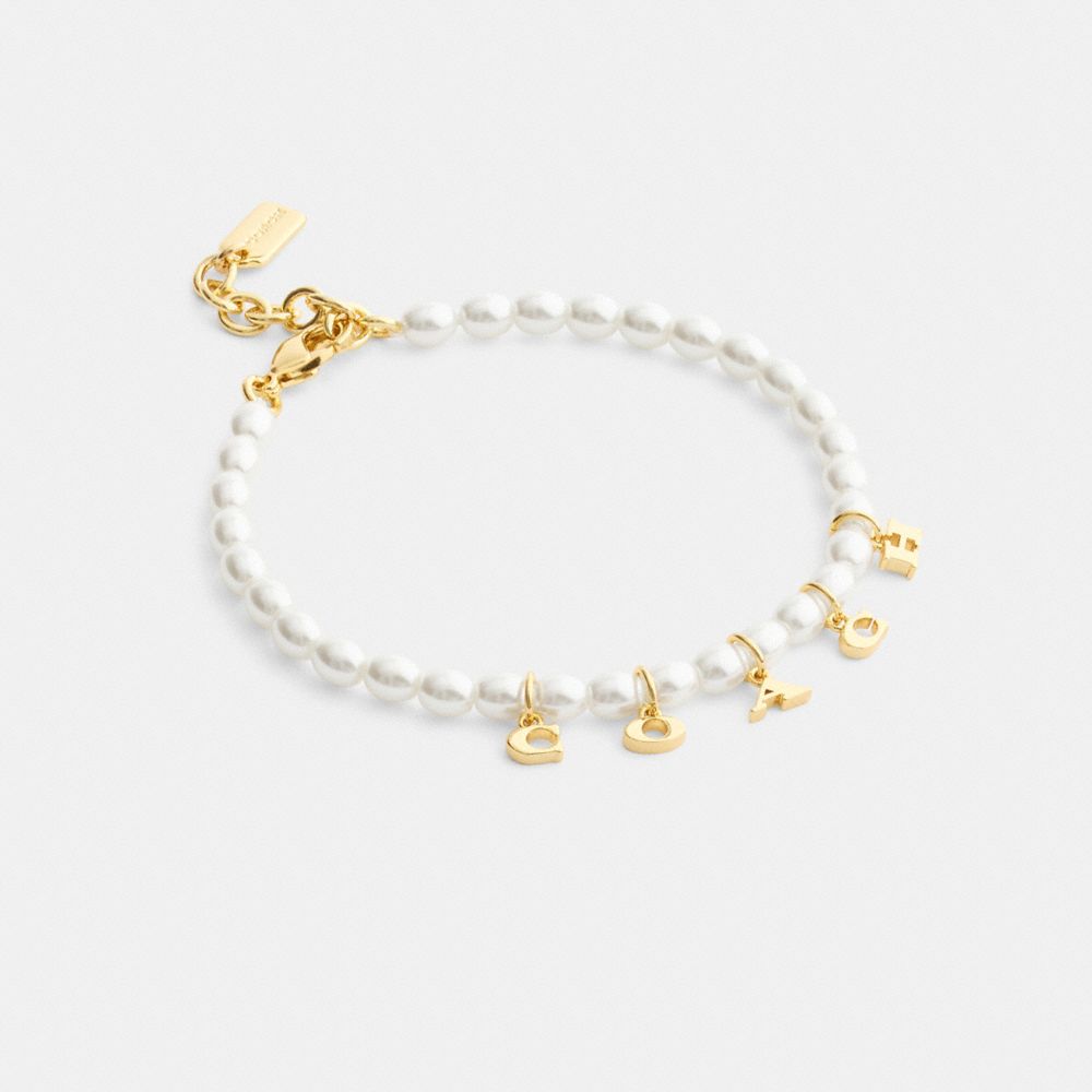 Coach Charms Pearl Necklace