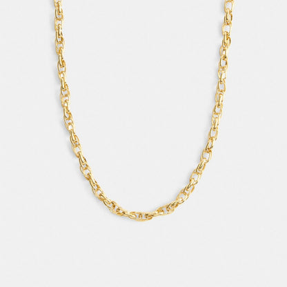 Brushed Link Chain Necklace