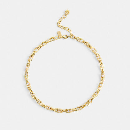 Brushed Link Chain Necklace