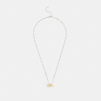 Signet Ring Rondell Pendant Necklace
