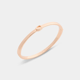Thin Signature Hinged Bangle