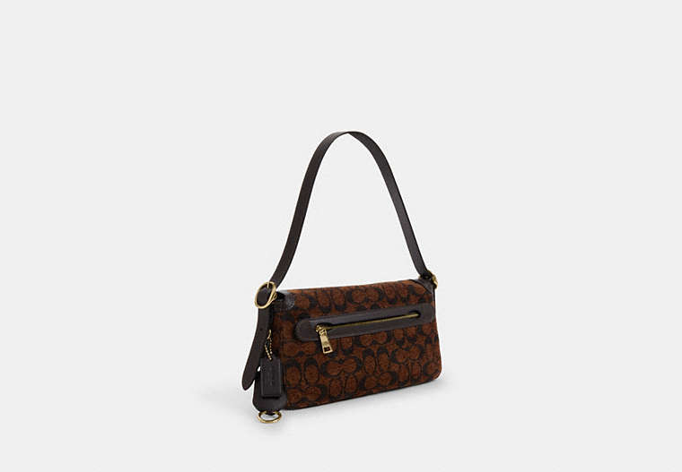 Etta Small Flap Shoulder Bag In Signature Chenille