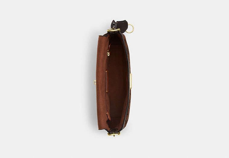 Etta Small Flap Shoulder Bag In Signature Chenille