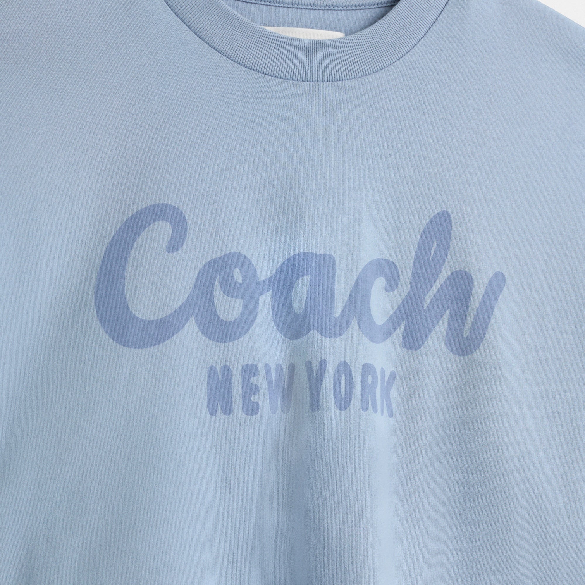 Restored Cursive Signature Cropped T-Shirt