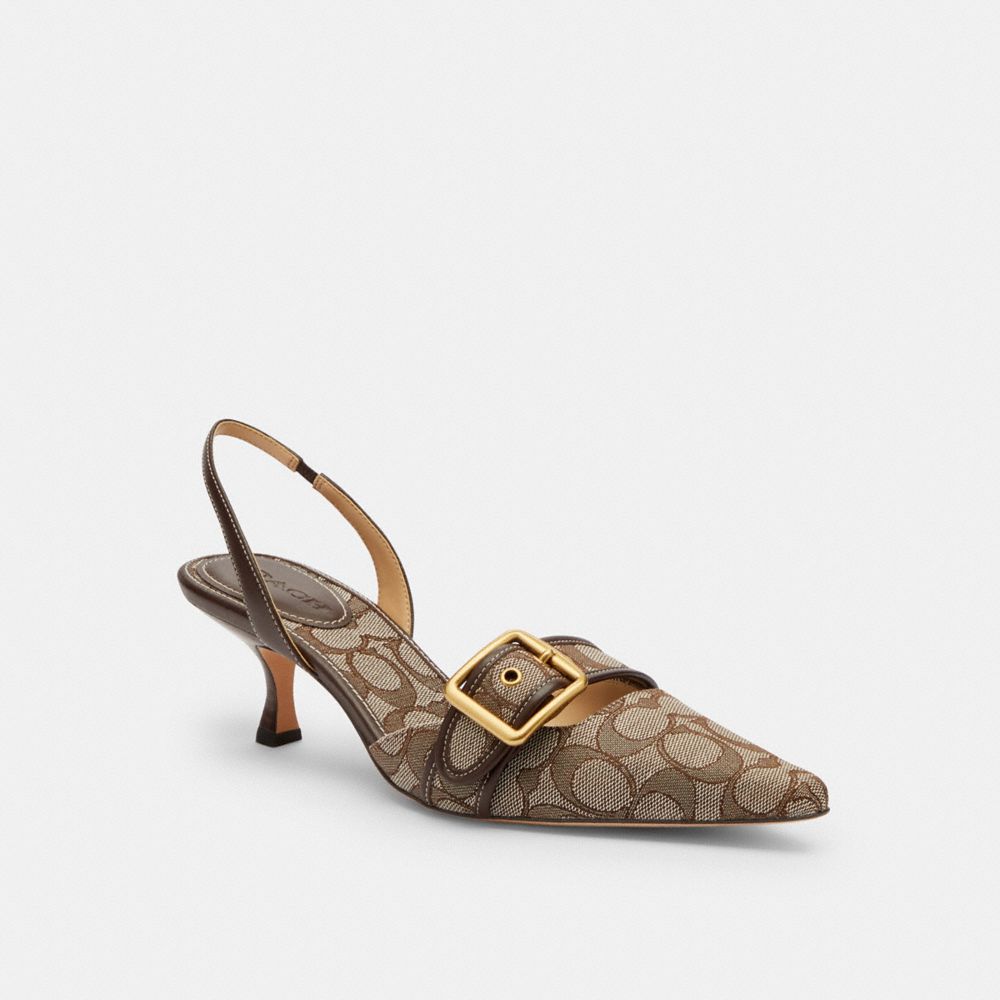 Margot Slingback In Loved Denim